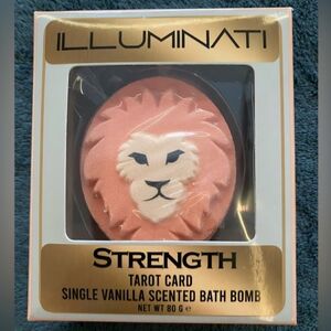 Illuminati Strength Tarot Card Vanilla Scented Bath Bomb